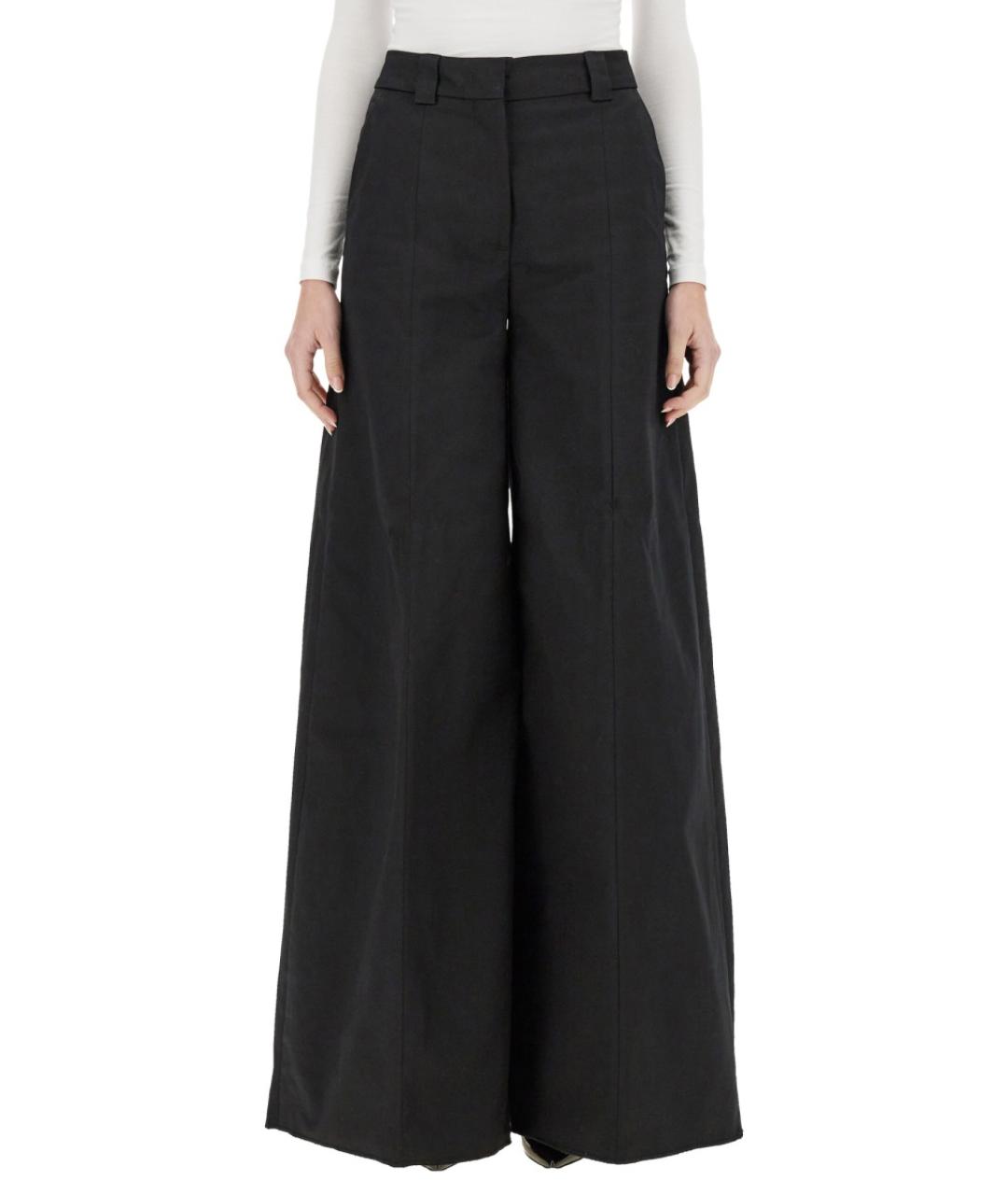 THELATEST Черные хлопковые прямые брюки, фото 5