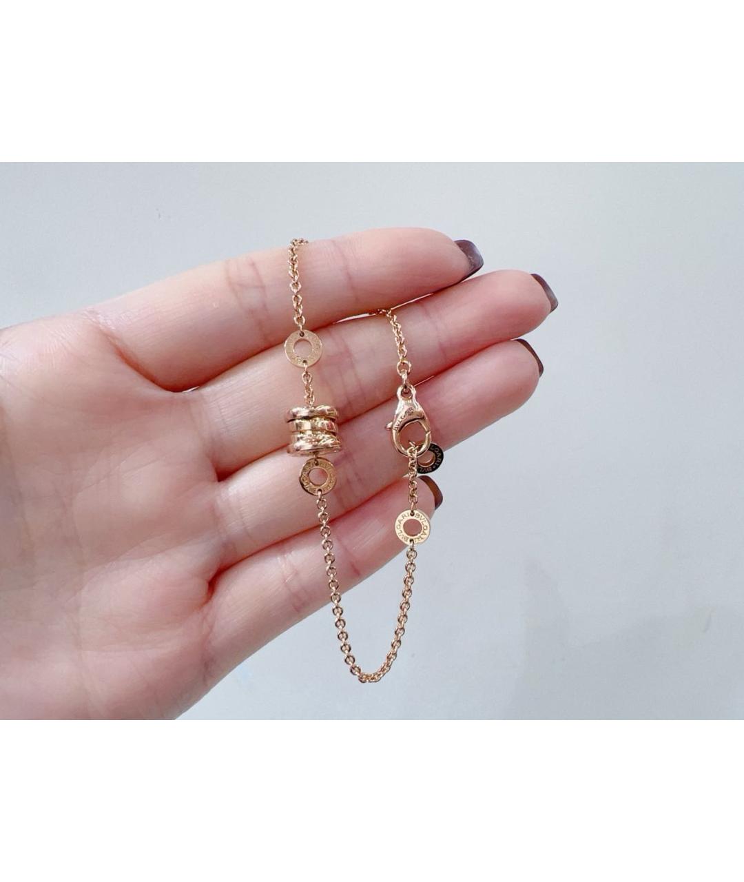 BVLGARI Розовый браслет из розового золота, фото 6