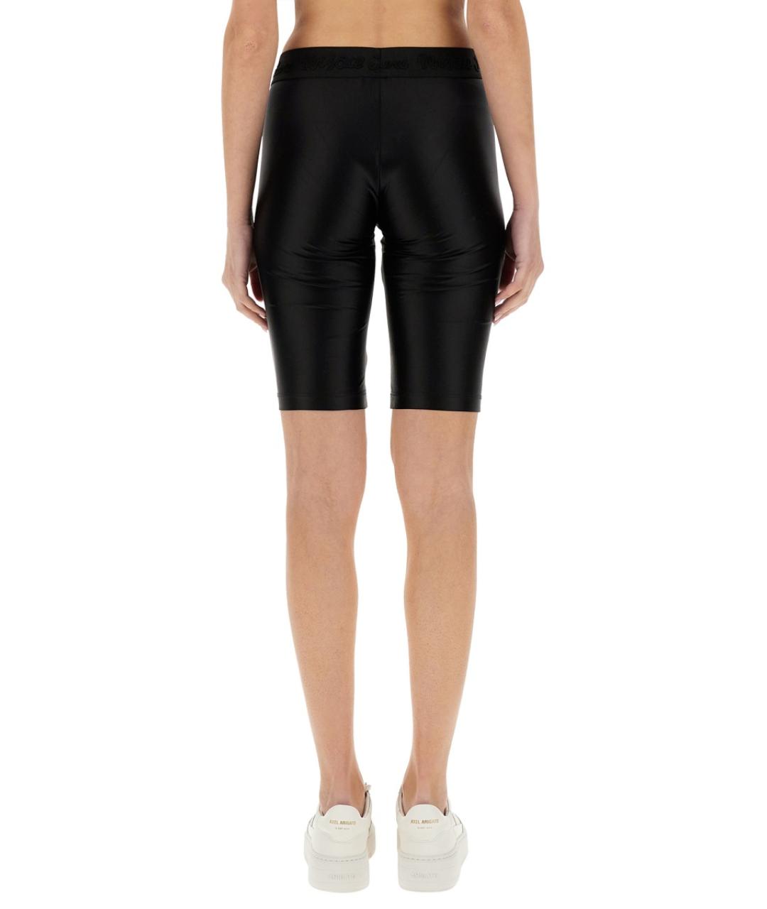 VERSACE JEANS COUTURE Черные полиамидовые леггинсы и велосипедки, фото 3