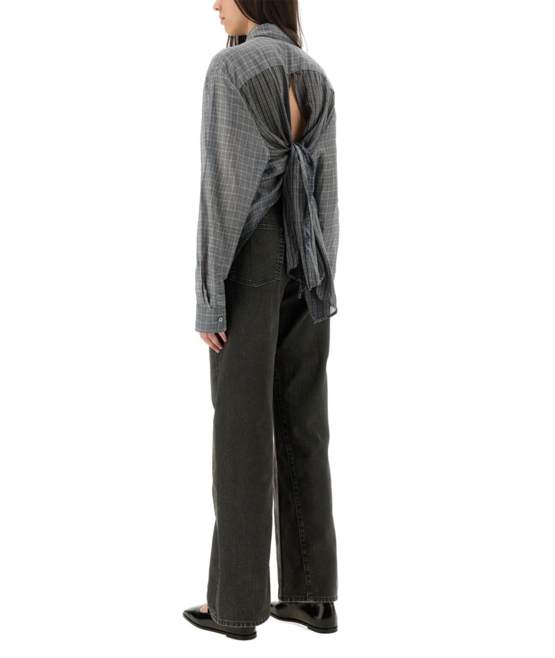 OUR LEGACY Серая хлопковая рубашка, фото 2