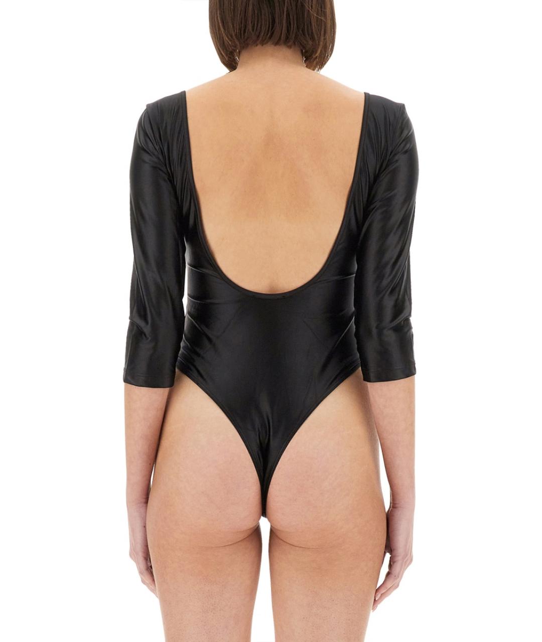 VERSACE JEANS COUTURE Черное полиамидовое боди, фото 4