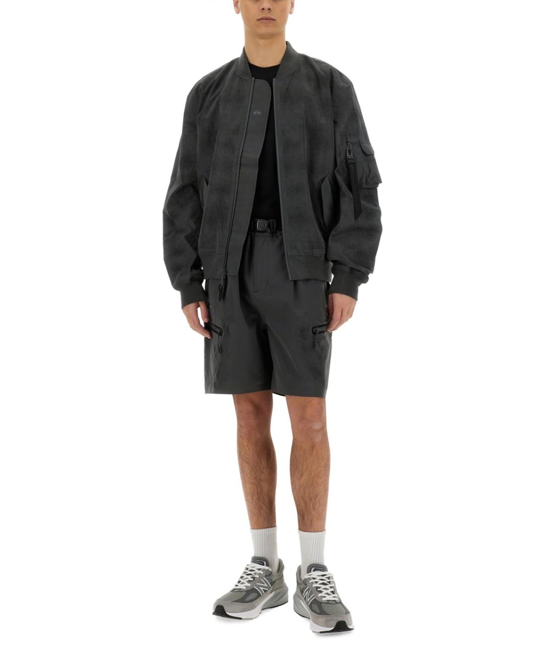 ALPHA INDUSTRIES Серая полиэстеровая куртка, фото 3