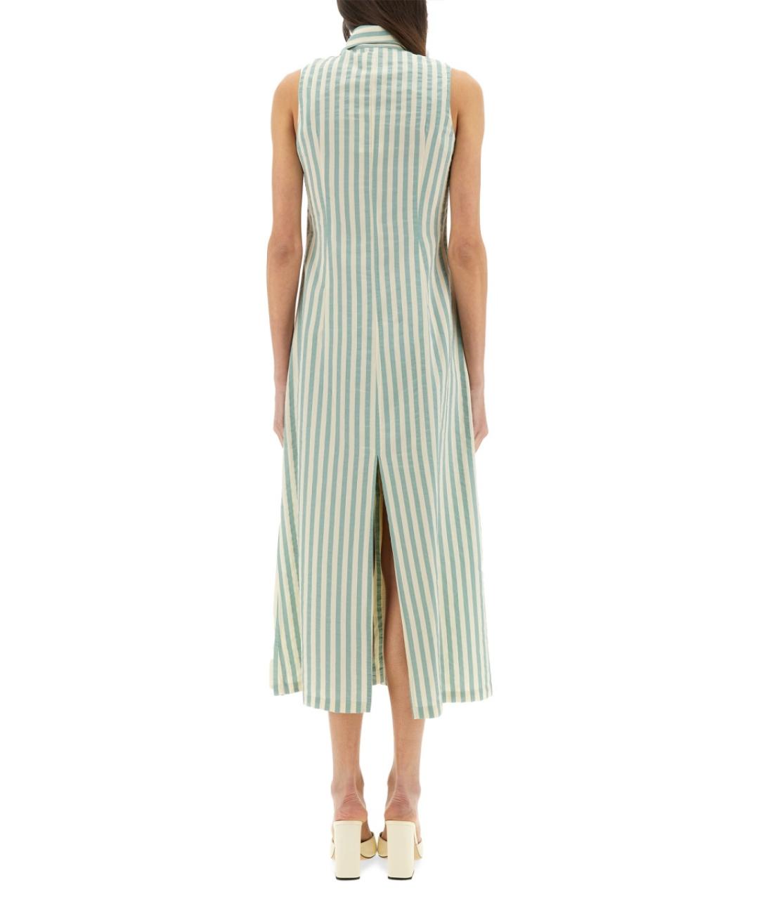 ALYSI Зеленые вискозное повседневное платье, фото 3