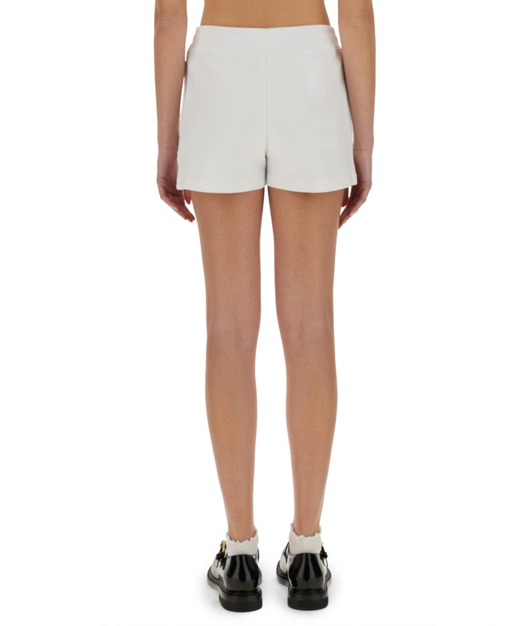 MOSCHINO Белые хлопковые шорты, фото 3