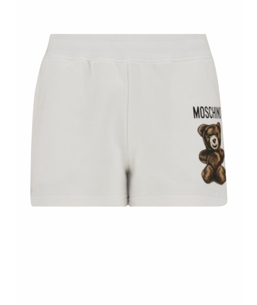 MOSCHINO Белые хлопковые шорты, фото 1