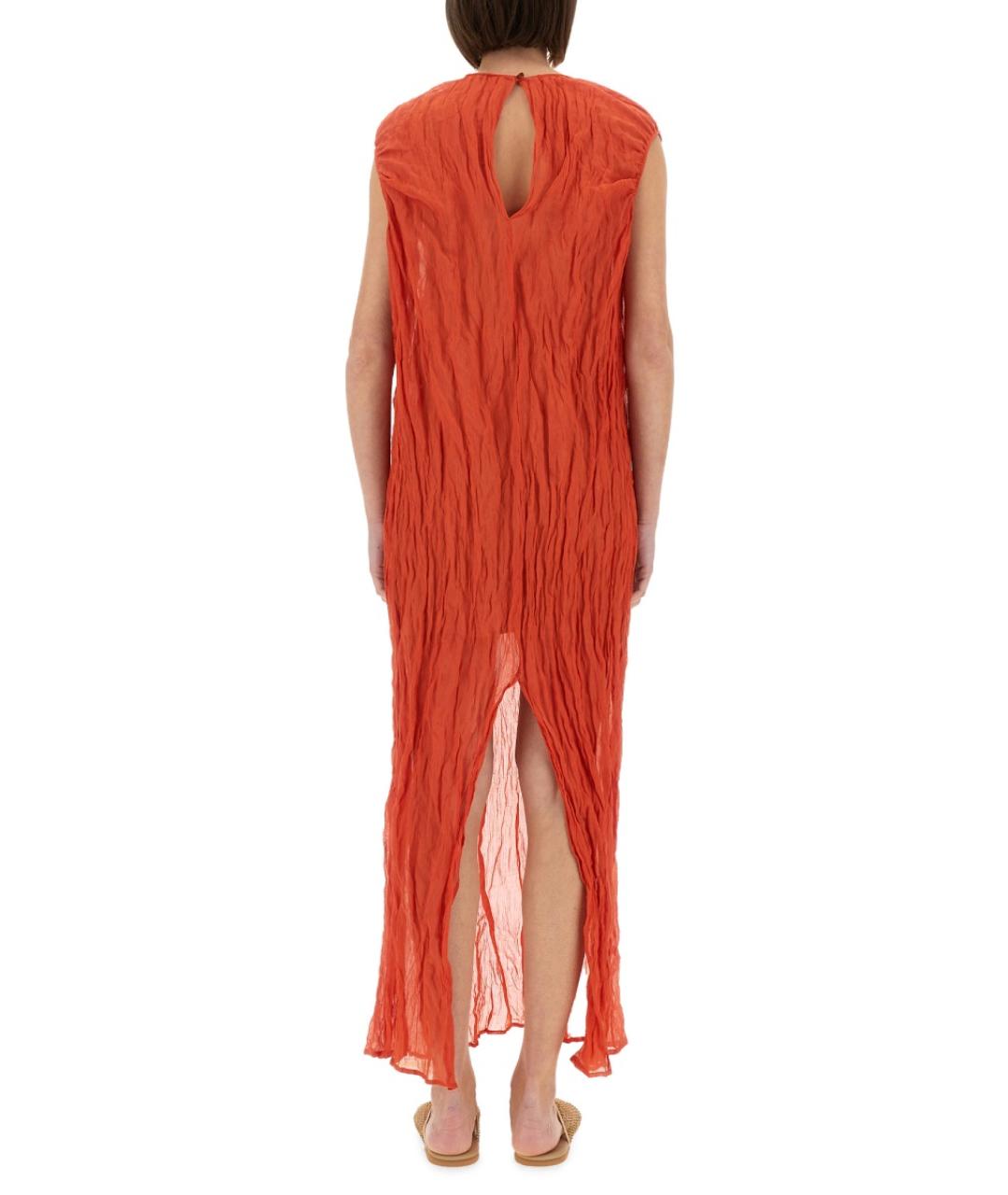 ALYSI Красное хлопковое повседневное платье, фото 4