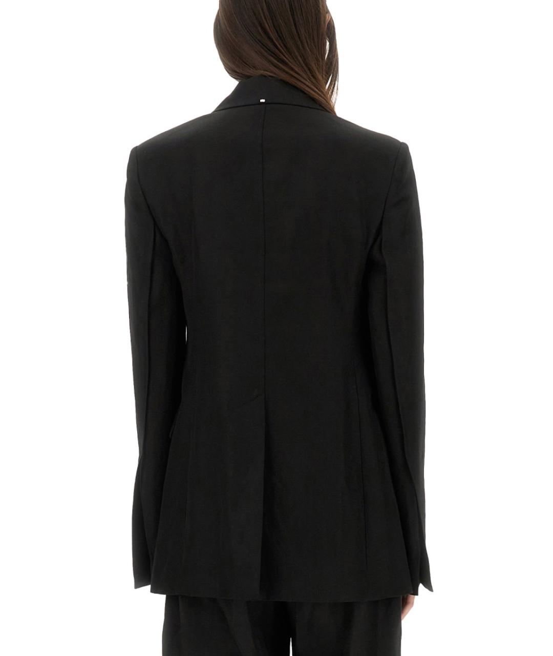 SPORTMAX Черный вискозный жакет/пиджак, фото 3
