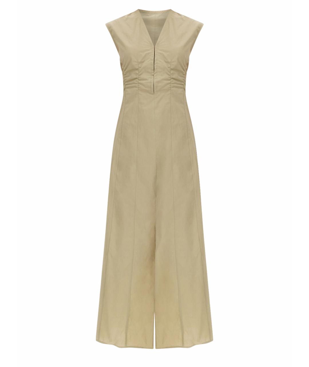 ALYSI Зеленые хлопковое повседневное платье, фото 1