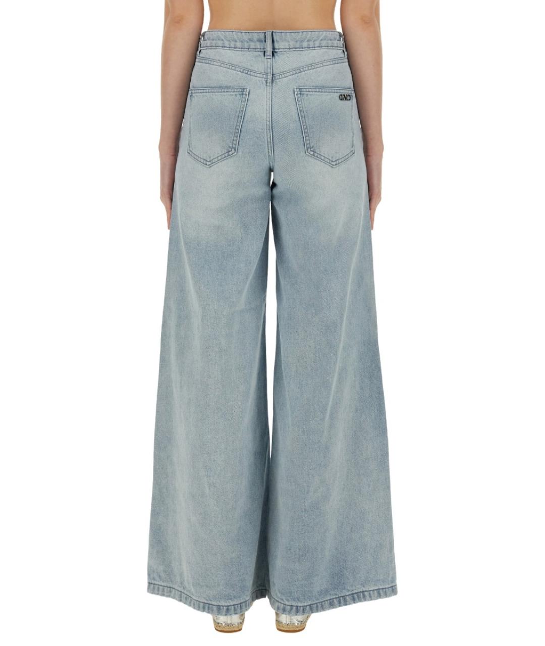 MICHAEL KORS Синие хлопковые джинсы клеш, фото 3