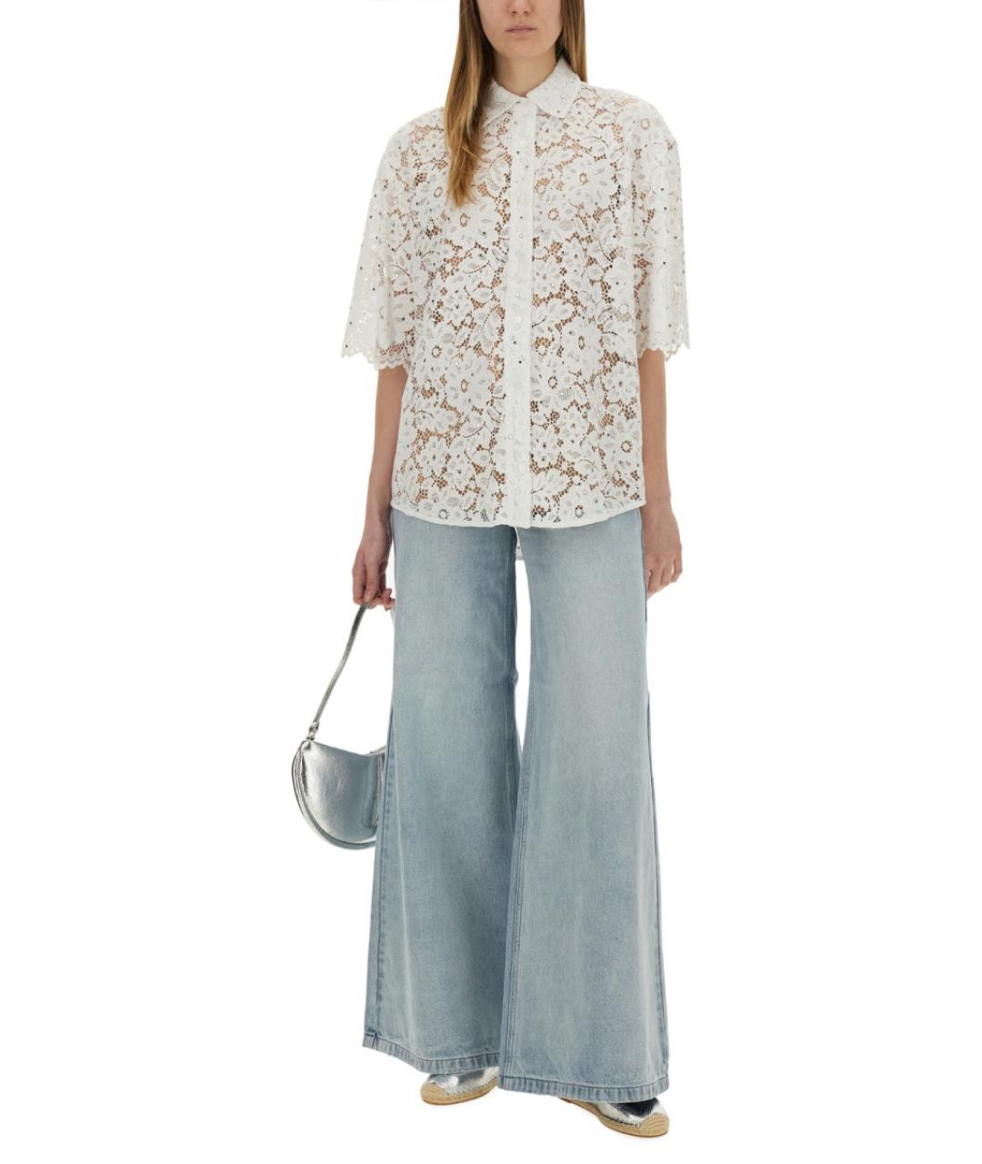 MICHAEL KORS Синие хлопковые джинсы клеш, фото 2