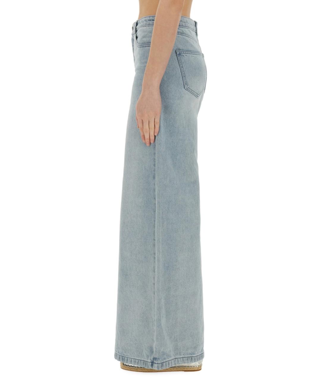 MICHAEL KORS Синие хлопковые джинсы клеш, фото 4