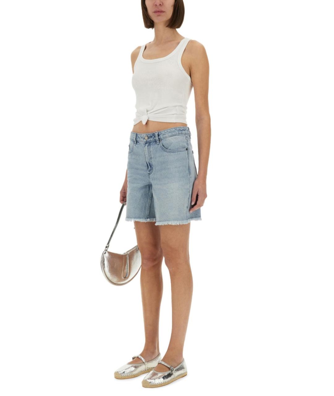 MICHAEL KORS Синие хлопковые шорты, фото 2