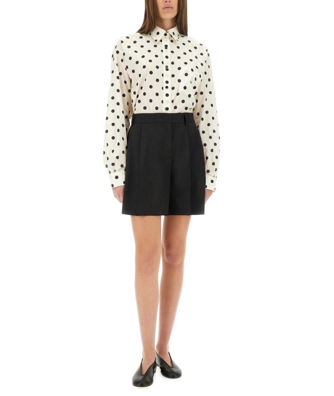 MOSCHINO Черные шерстяные шорты, фото 2