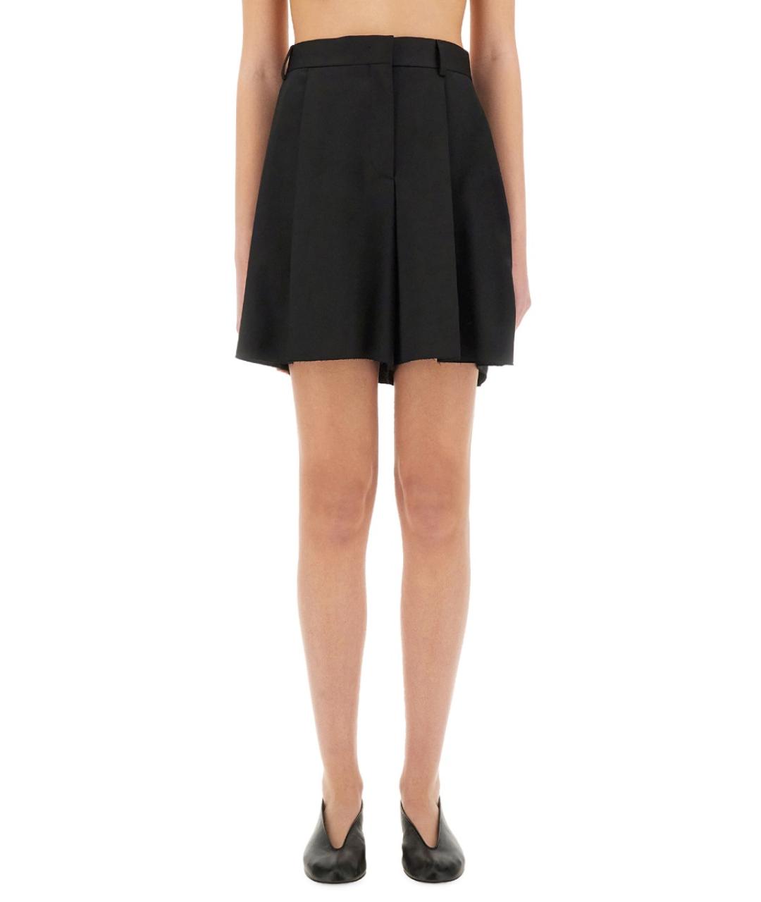 MOSCHINO Черные шерстяные шорты, фото 1