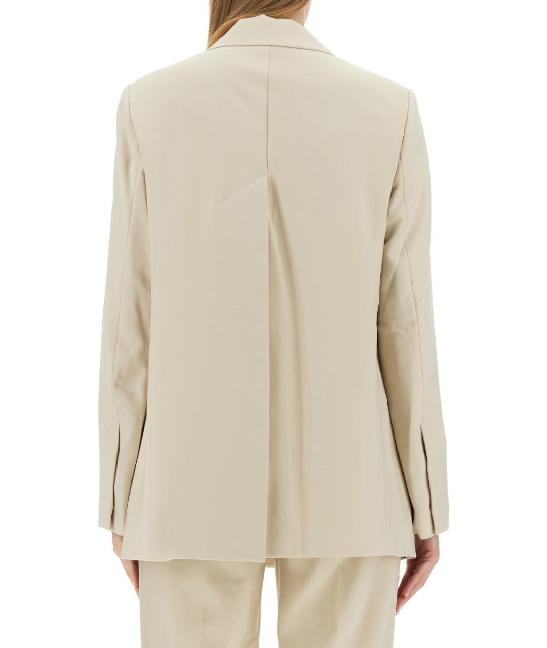 HELMUT LANG Белый полиэстеровый жакет/пиджак, фото 3