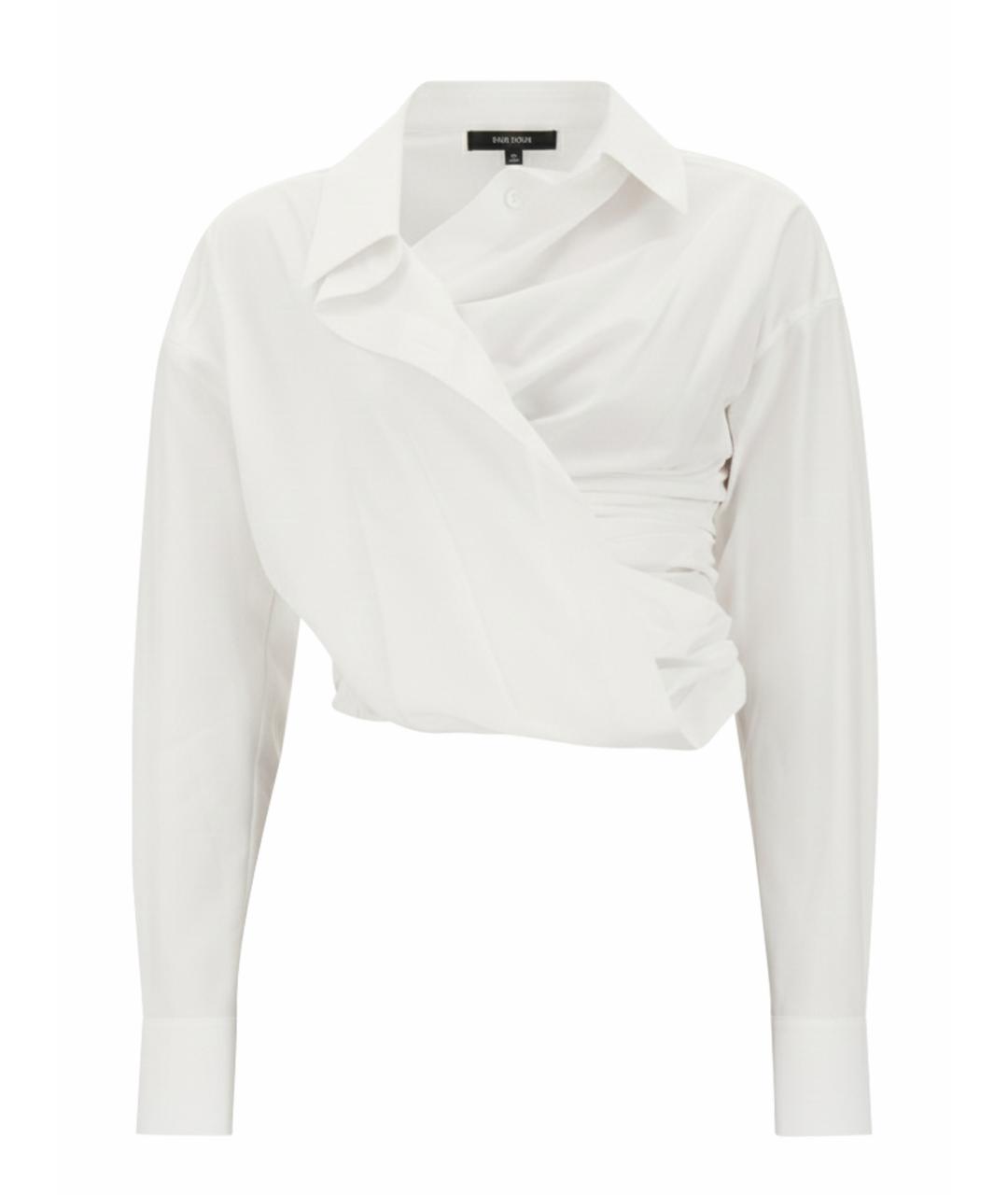 ALEXANDER WANG Белая хлопковая рубашка, фото 1