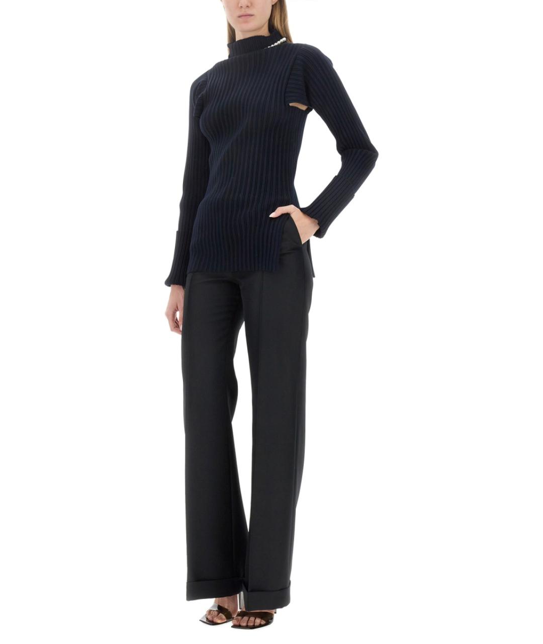 PHILOSOPHY DI LORENZO SERAFINI Синий вискозный джемпер / свитер, фото 2