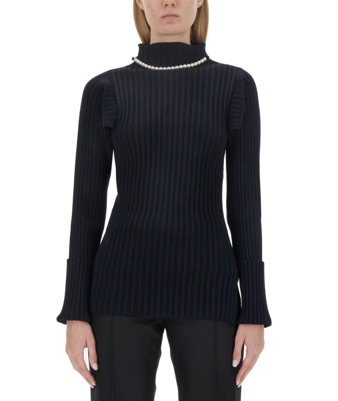 PHILOSOPHY DI LORENZO SERAFINI Синий вискозный джемпер / свитер, фото 5