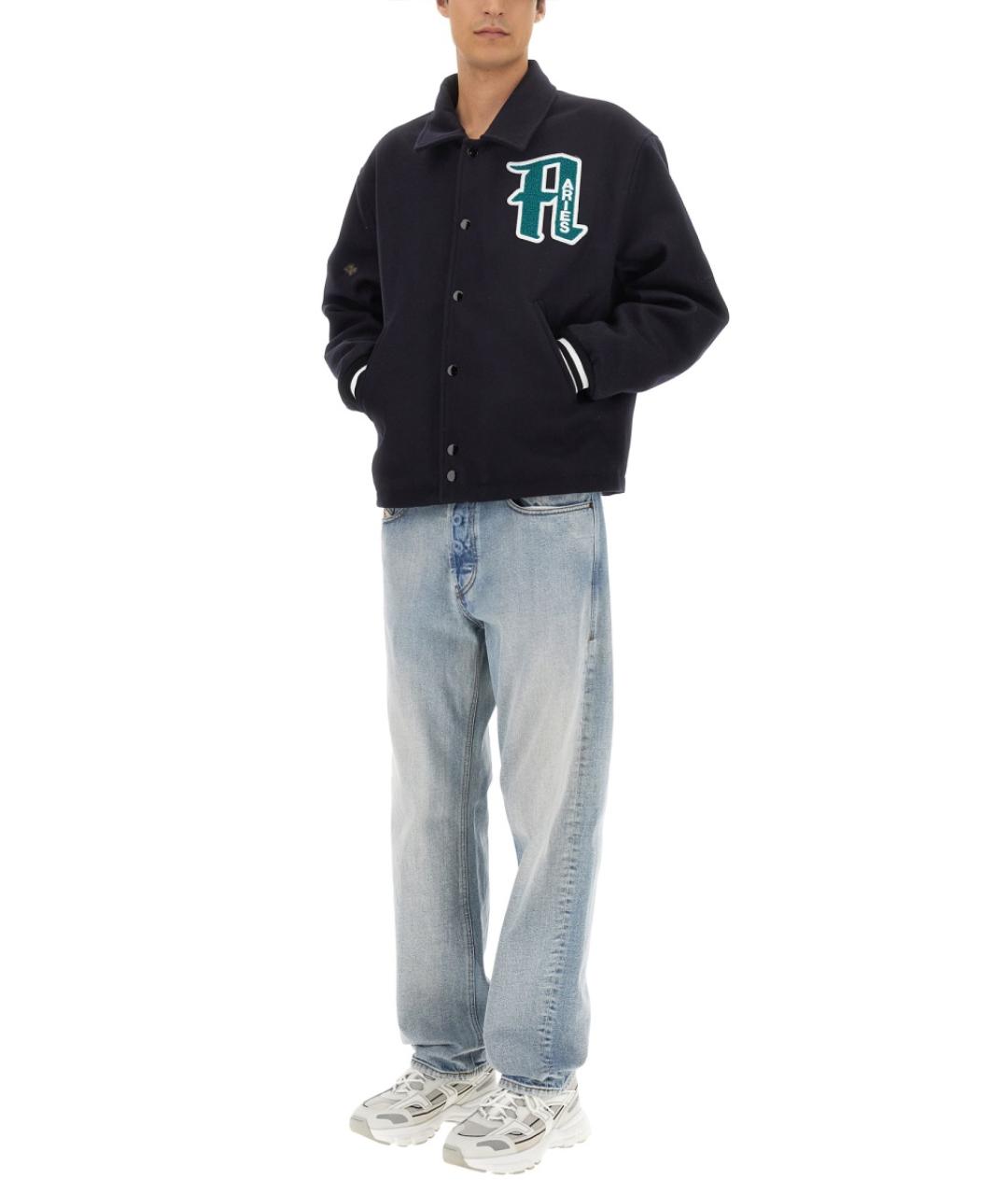 ARIES Черная шерстяная куртка, фото 2