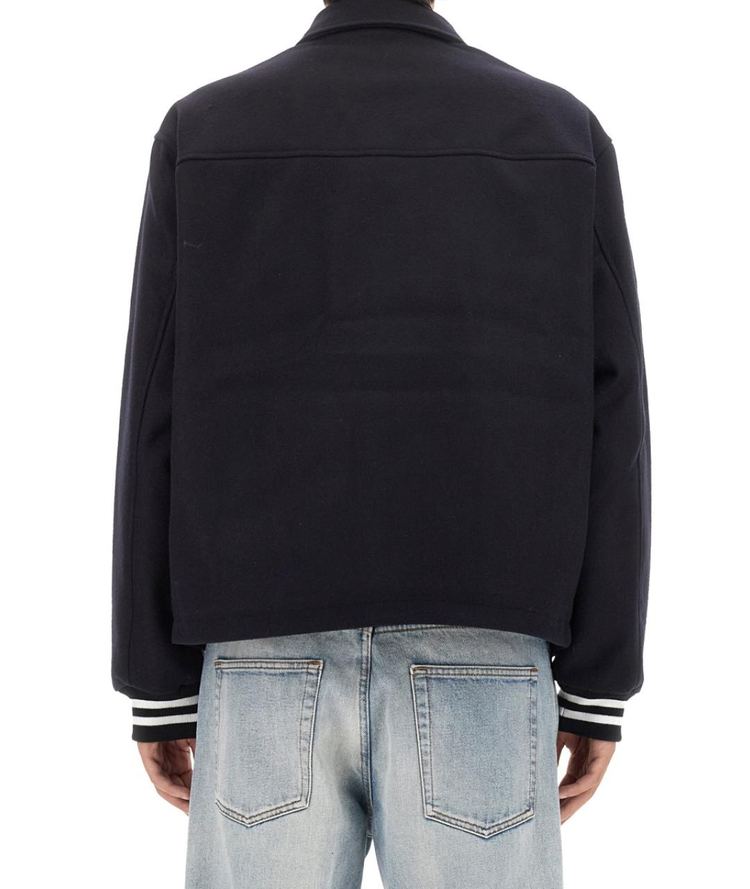 ARIES Черная шерстяная куртка, фото 3