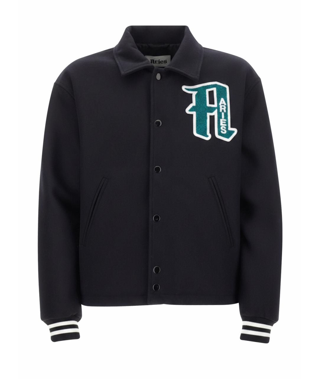 ARIES Черная шерстяная куртка, фото 1