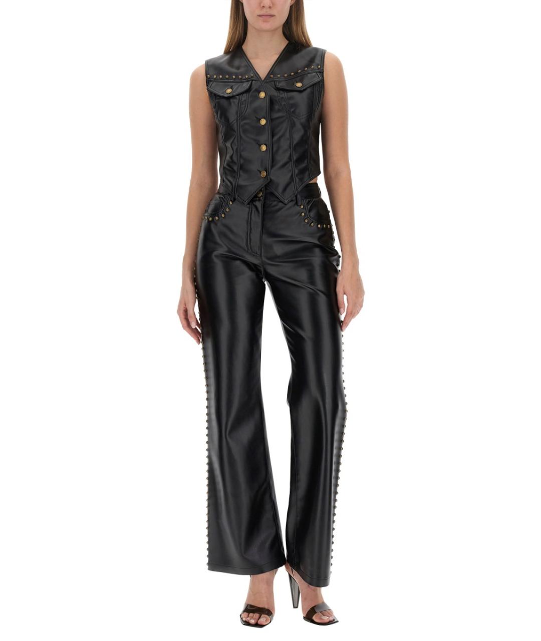 MOSCHINO JEANS Черный полиэстеровый жилет, фото 2