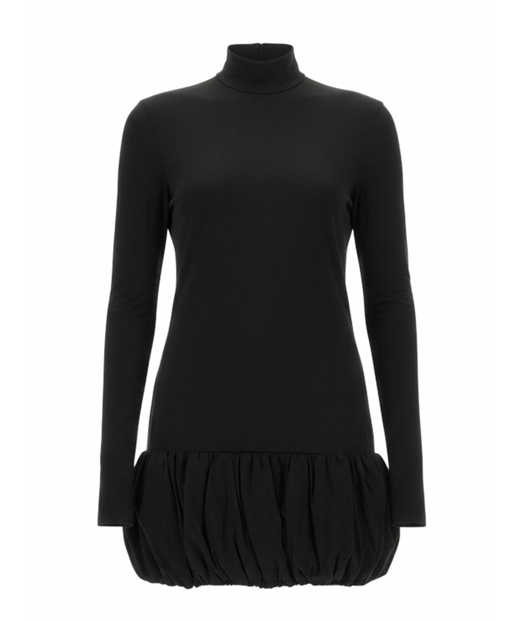 MOSCHINO JEANS Черное вискозное повседневное платье, фото 1