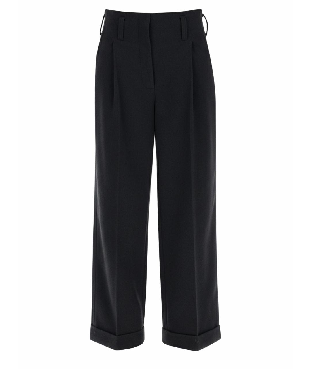 PHILOSOPHY DI LORENZO SERAFINI Серые полиэстеровые прямые брюки, фото 1