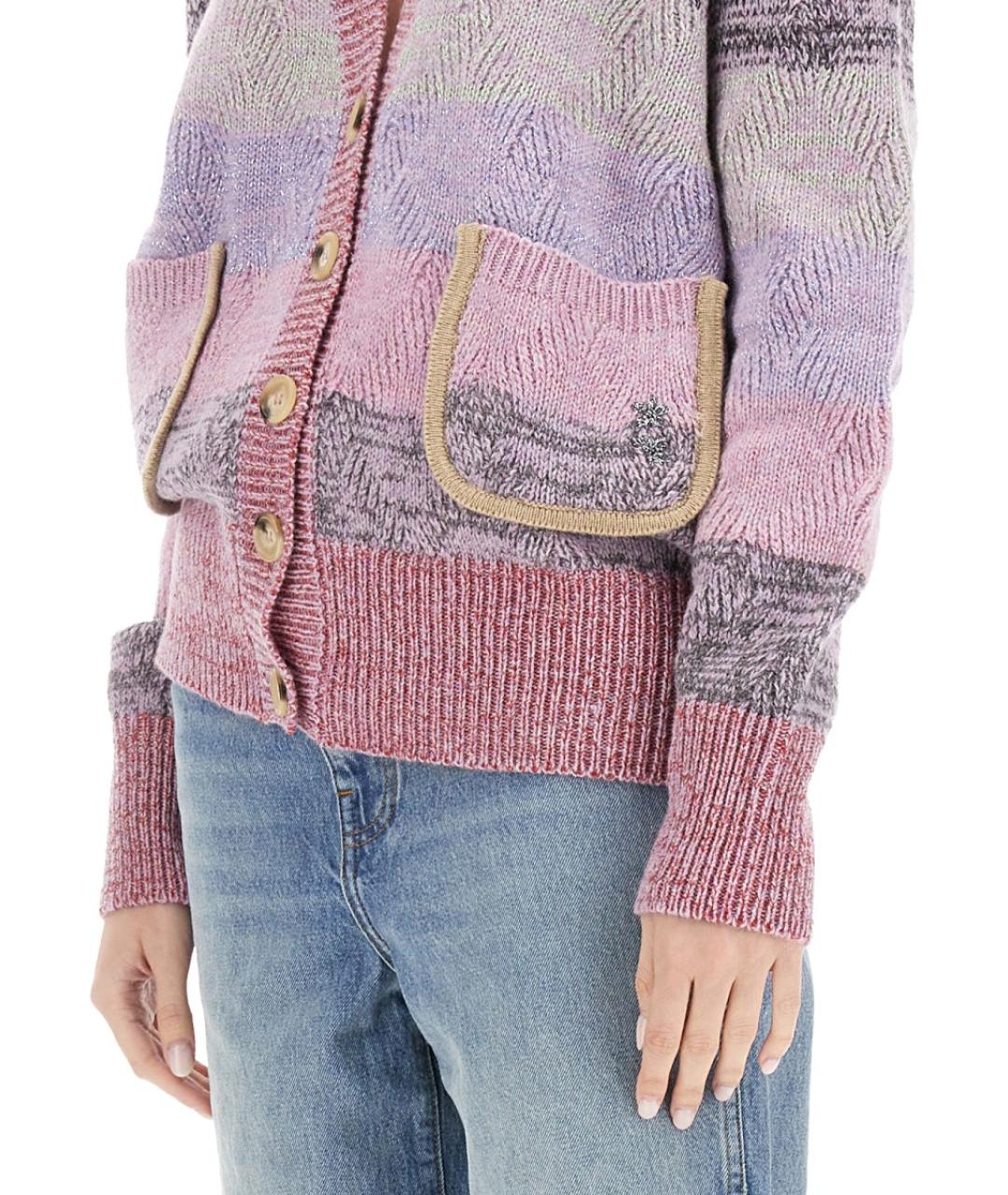 CORMIO Мульти шерстяной кардиган, фото 4