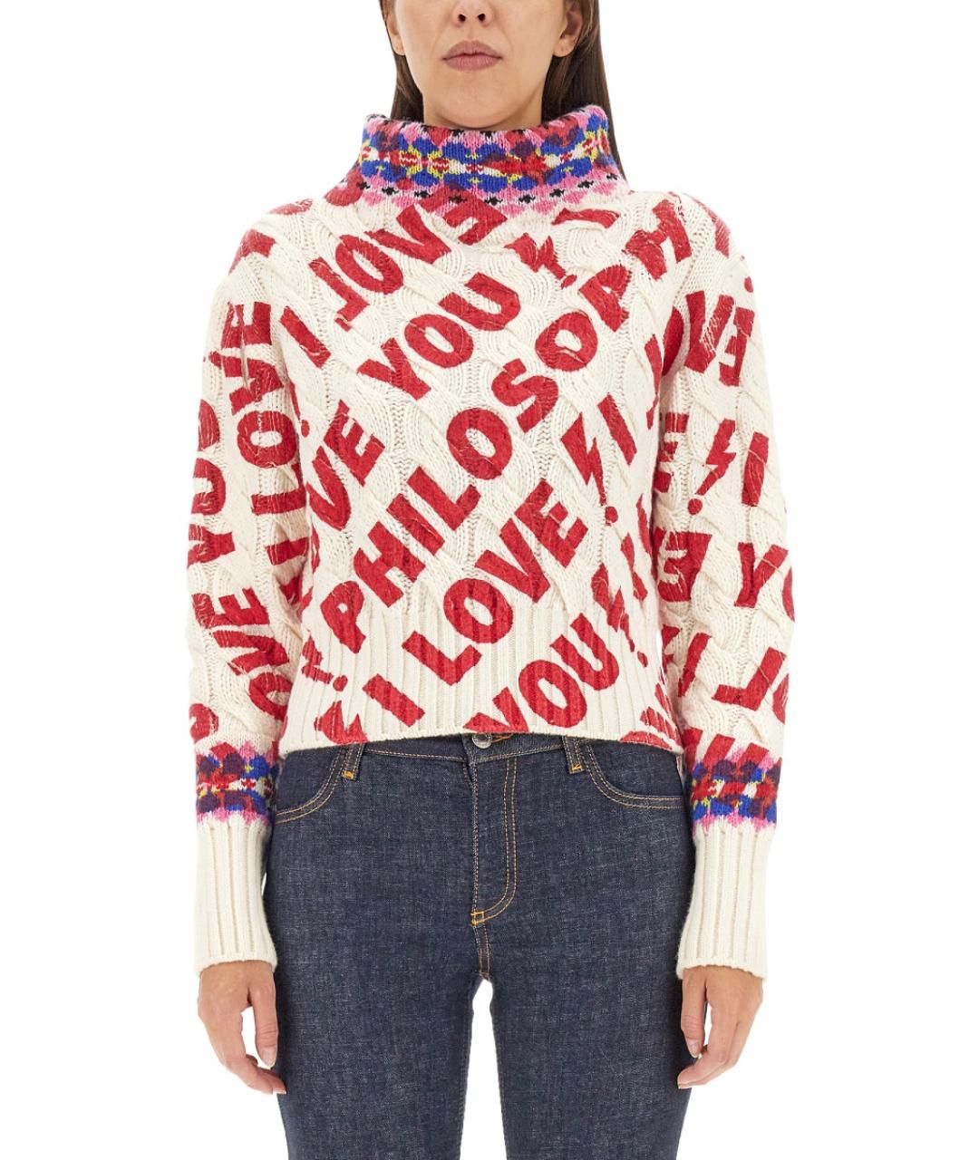 PHILOSOPHY DI LORENZO SERAFINI Мульти шерстяной джемпер / свитер, фото 5