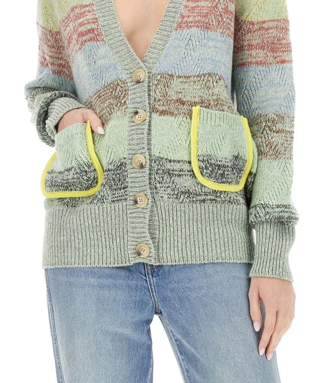 CORMIO Мульти шерстяной кардиган, фото 4