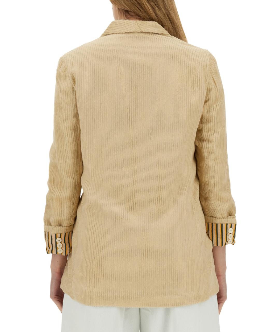 ALYSI Белый вискозный жакет/пиджак, фото 3