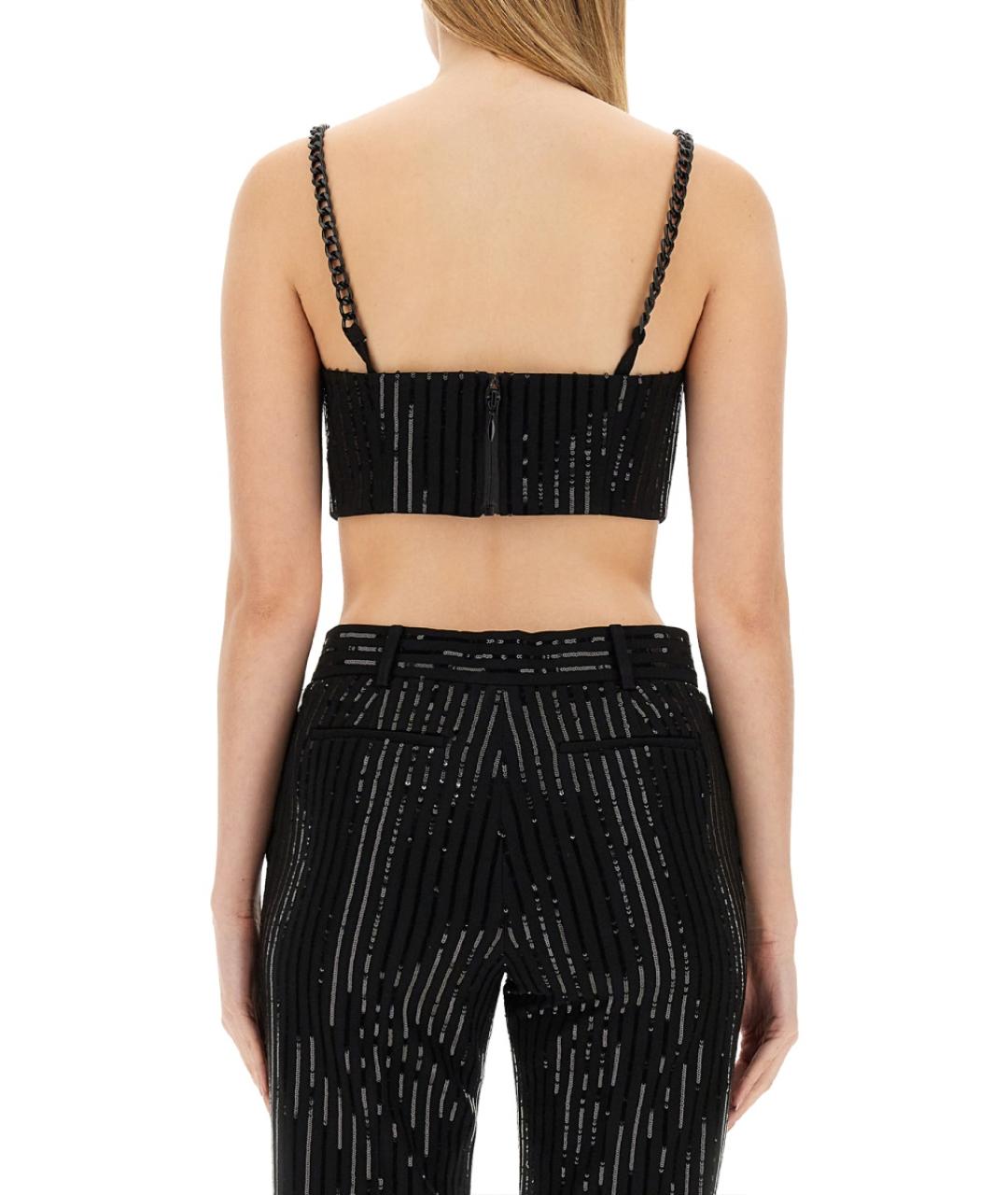 MICHAEL KORS Черная ацетатная майка, фото 3