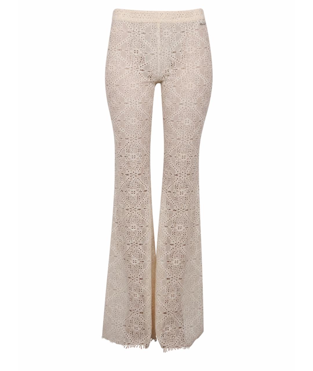 DSQUARED2 Розовые полиэстеровые прямые брюки, фото 1