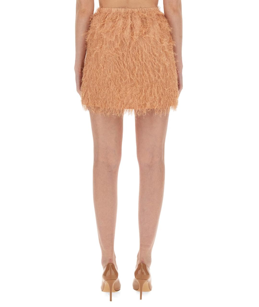 ALYSI Коралловая юбка мини, фото 4