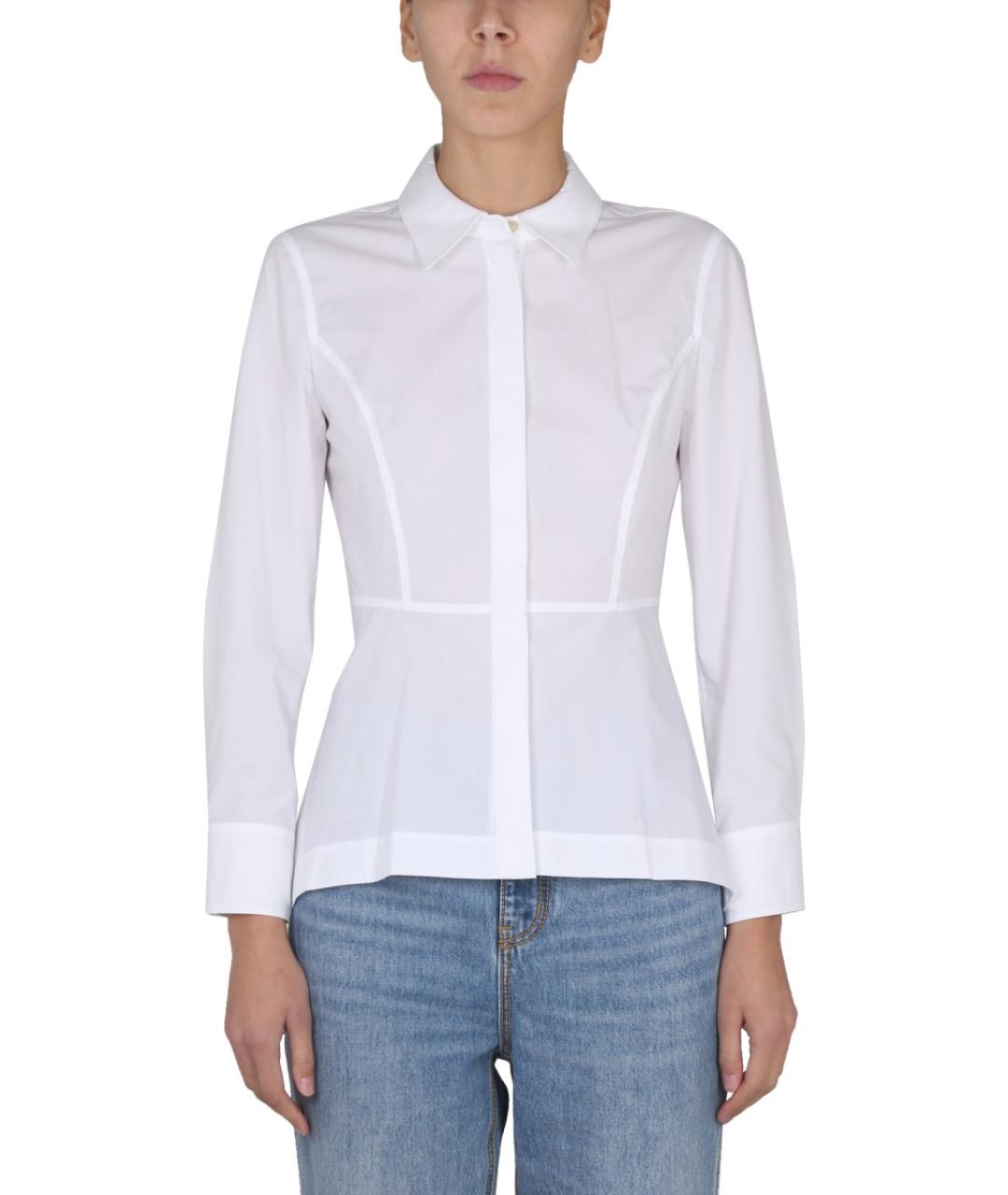 TORY BURCH Белая хлопковая рубашка, фото 5