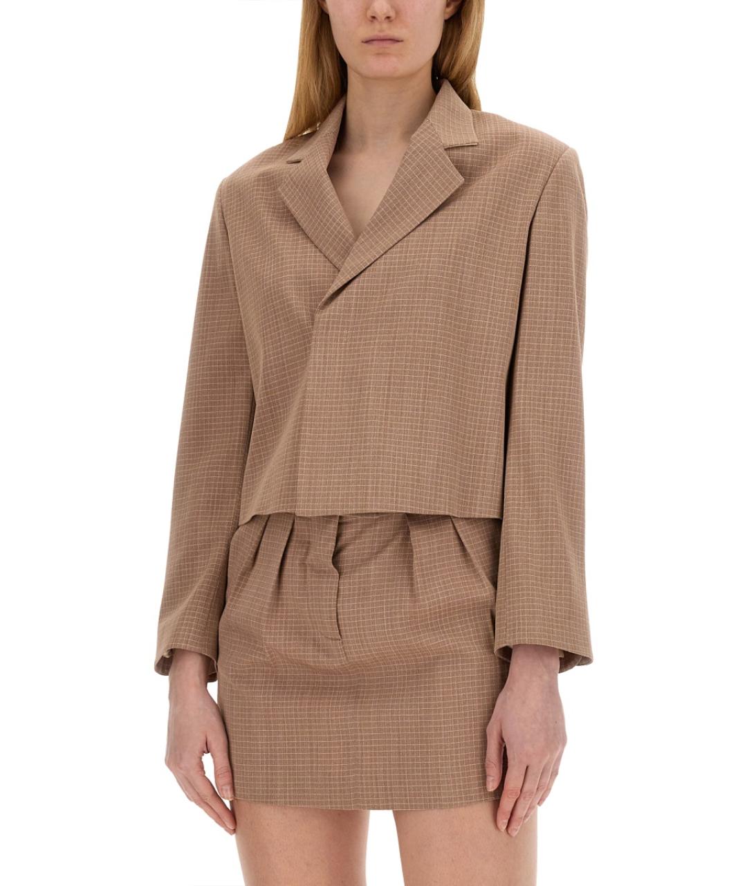 ALYSI Коричневый жакет/пиджак, фото 4