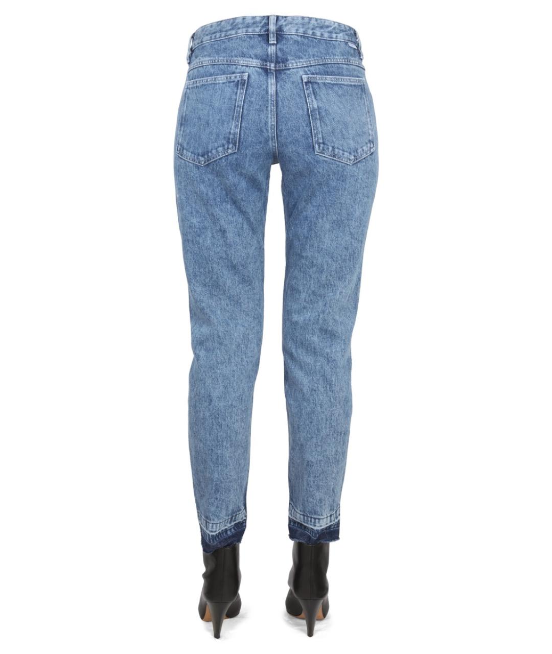 ISABEL MARANT ETOILE Синие хлопковые прямые джинсы, фото 4