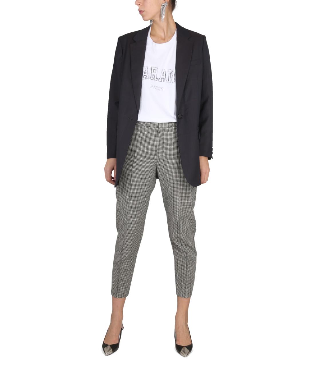 ISABEL MARANT Мульти вискозные прямые брюки, фото 2