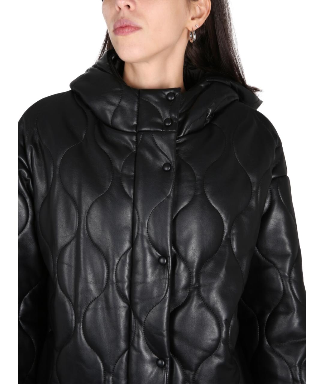 STAND Черная полиэстеровая куртка, фото 4