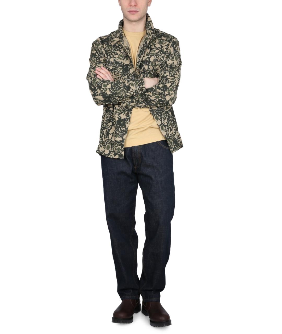 YMC Зеленая хлопковая кэжуал рубашка, фото 2