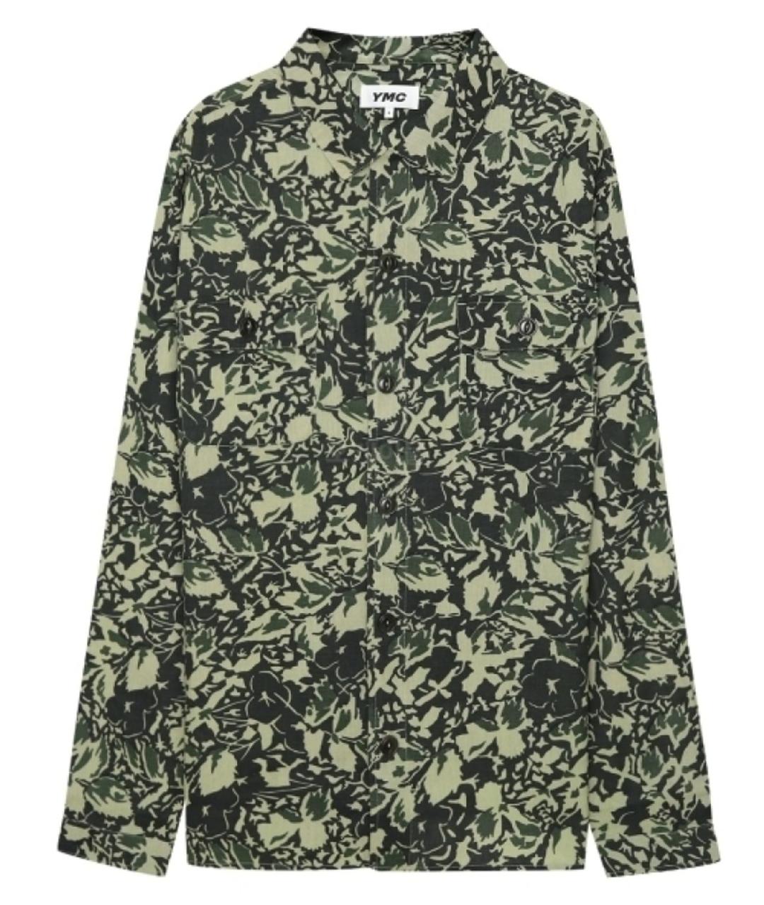 YMC Зеленая хлопковая кэжуал рубашка, фото 1