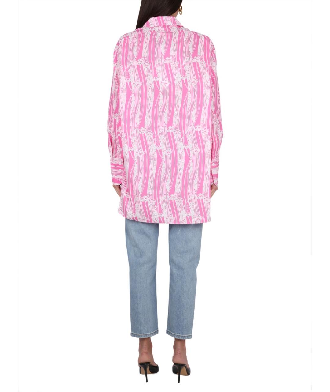 PATOU Розовое хлопковое повседневное платье, фото 3