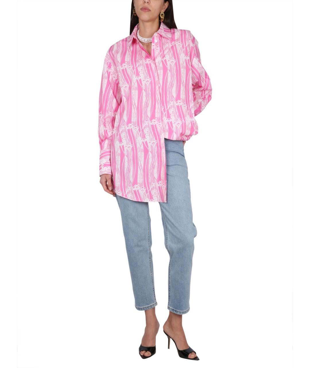 PATOU Розовое хлопковое повседневное платье, фото 2