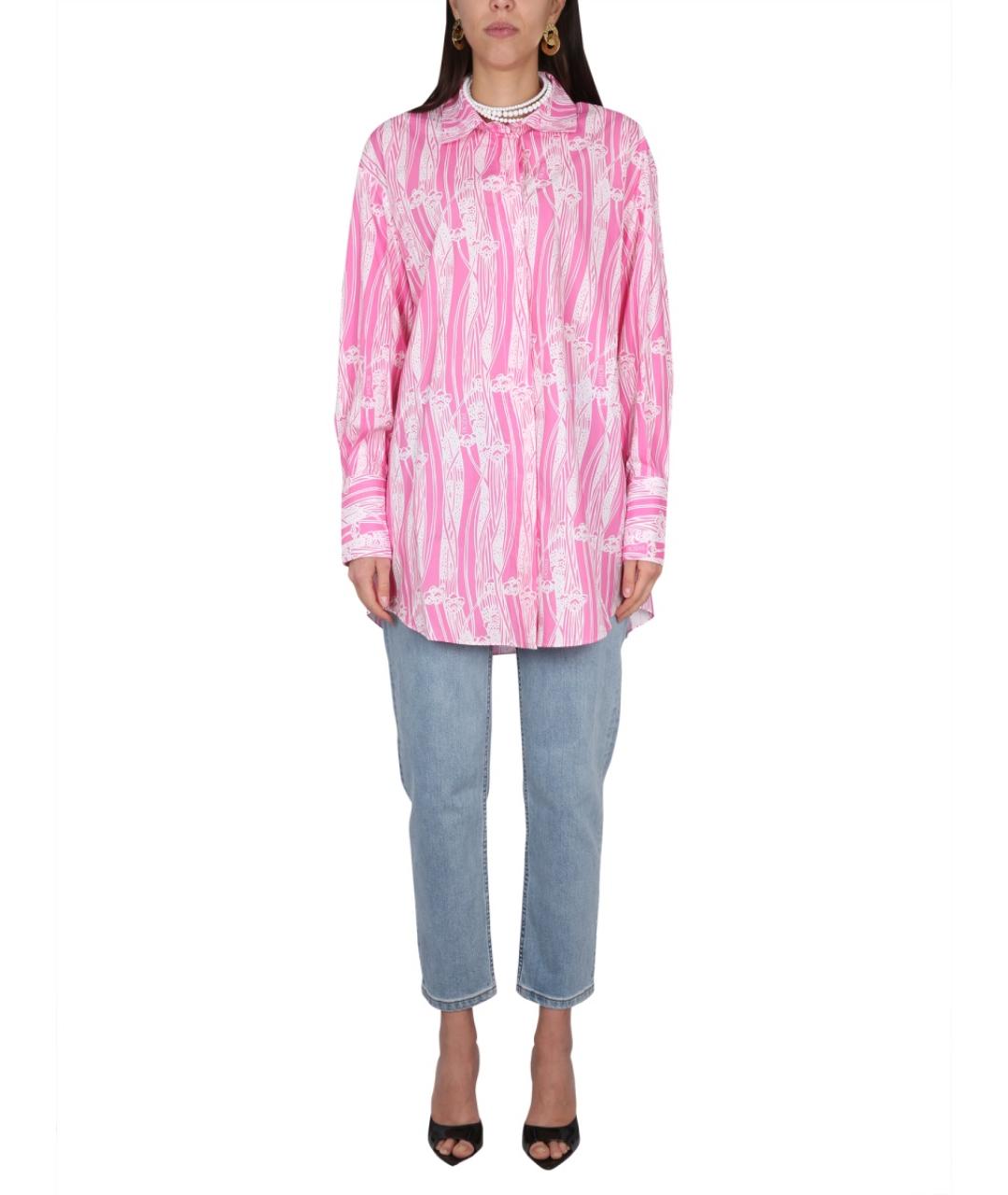 PATOU Розовое хлопковое повседневное платье, фото 5