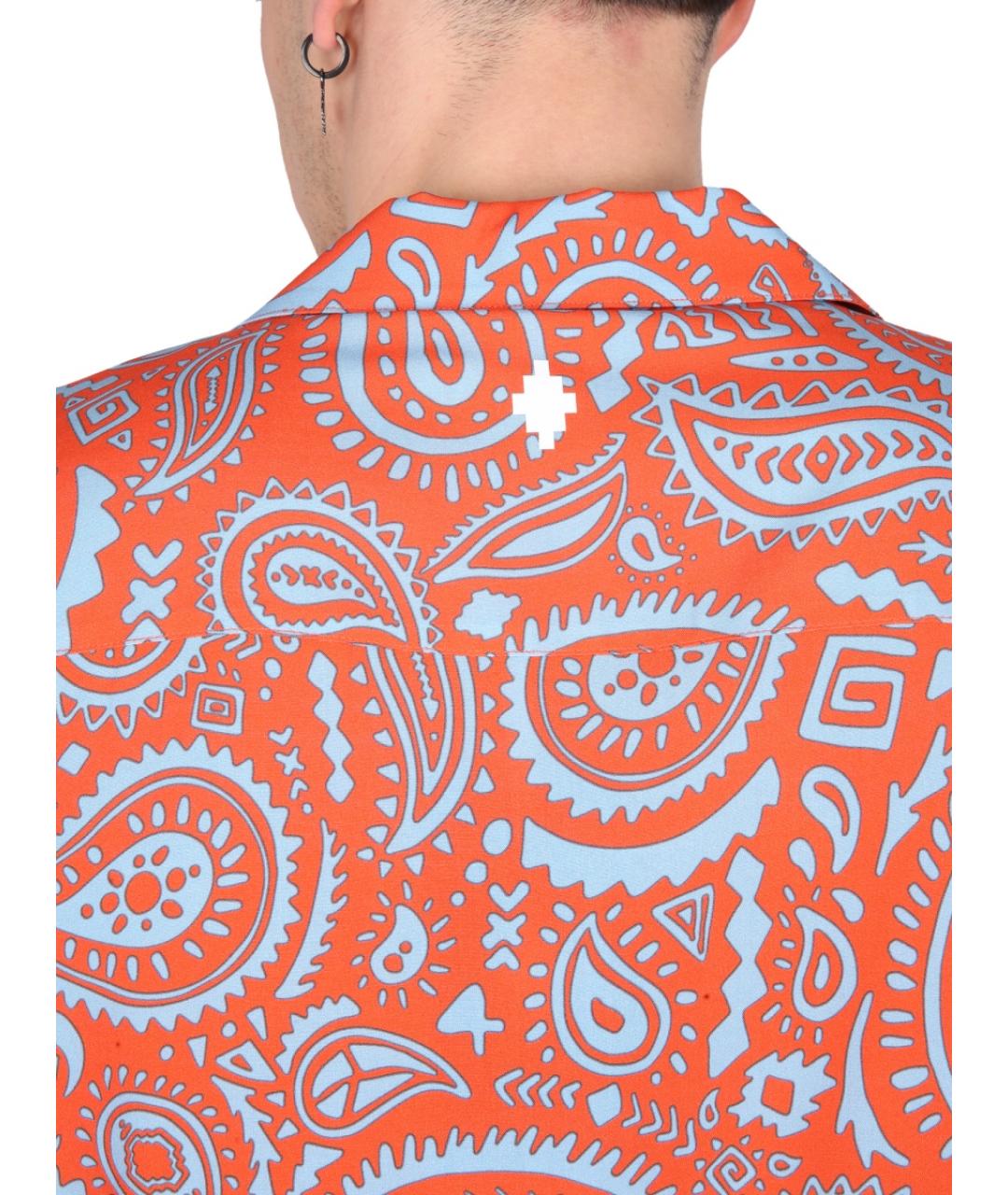 MARCELO BURLON Красная кэжуал рубашка, фото 4