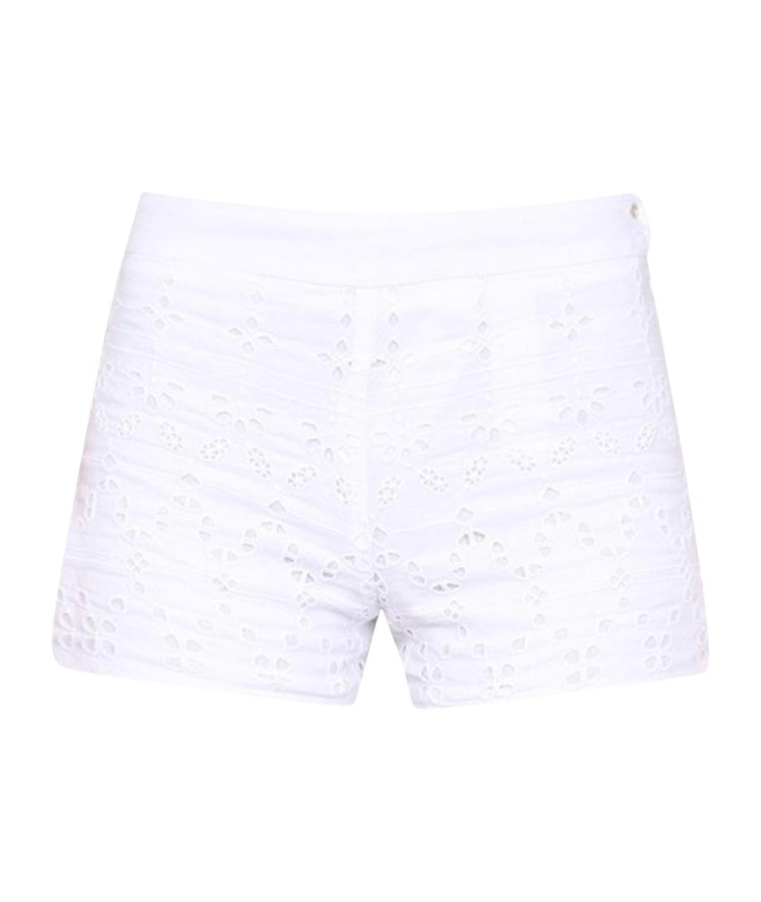 120% LINO Белые льняные шорты, фото 1