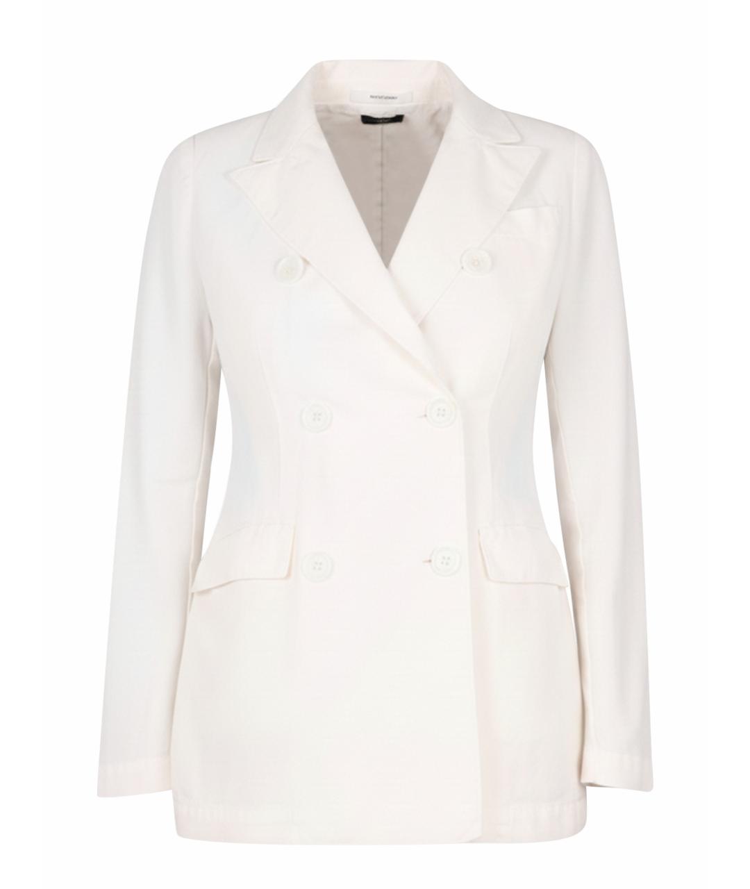 ASPESI Белый хлопковый жакет/пиджак, фото 1
