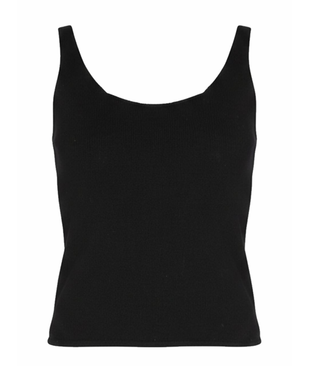 ASPESI Черная хлопковая майка, фото 1