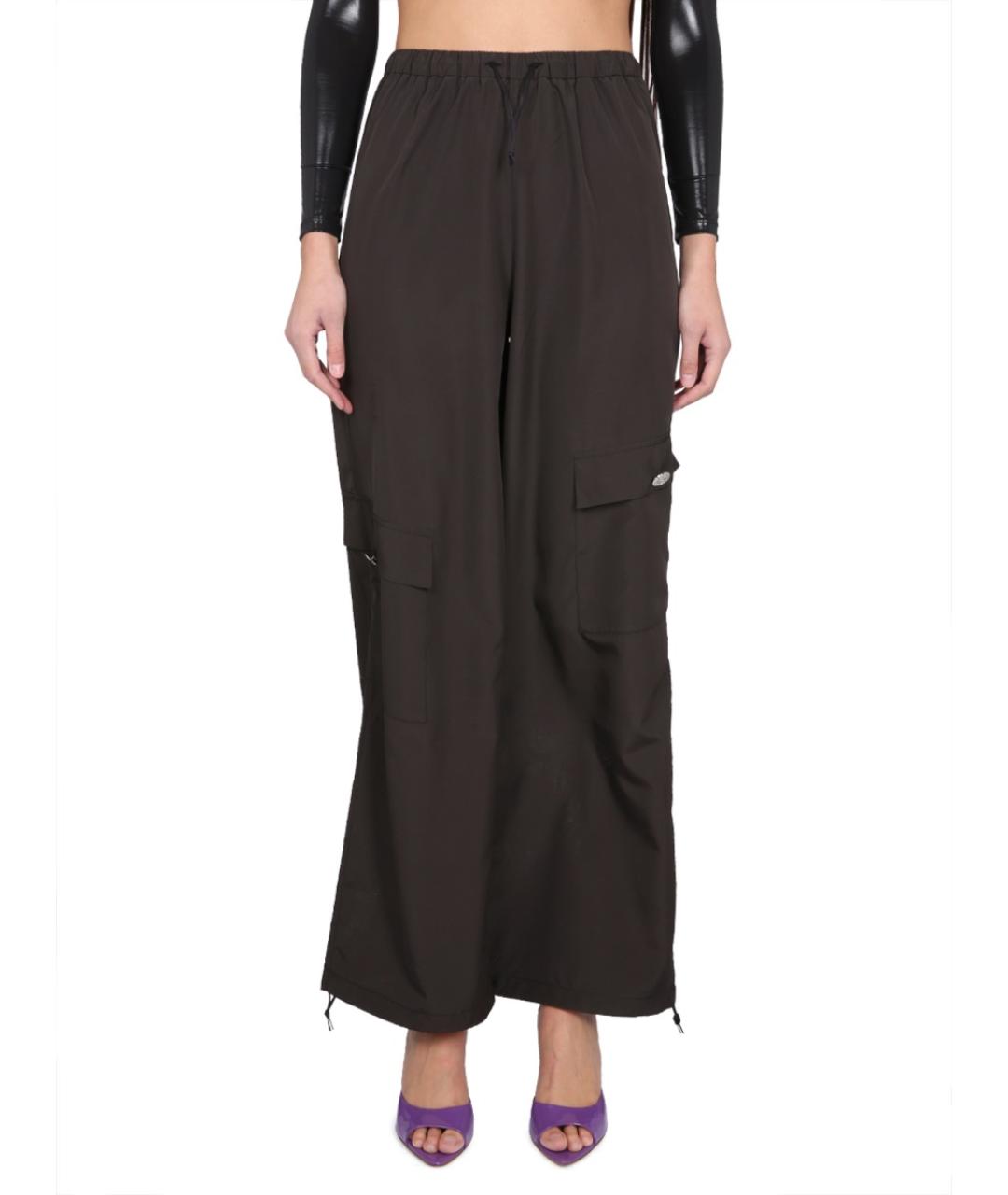 NOT AFTER TEN Черные прямые брюки, фото 5